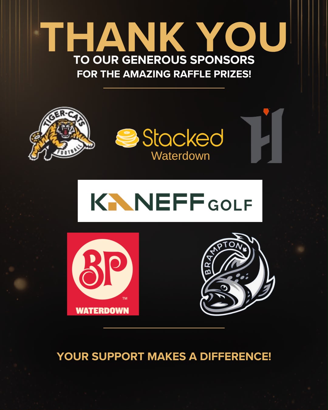 Thank you to our raffle prize sponsors